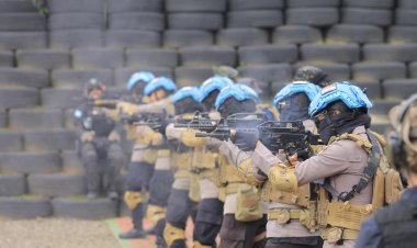 Polri Terkait Perdamaian Gaza Brimob Siapkan 350 Personel.