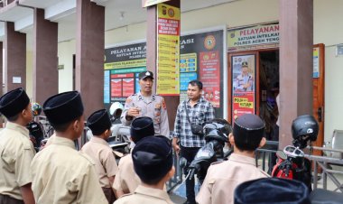Polres Aceh Tengah Terima Kunjungan SD IT AN-NAHL, Kenalkan Tugas Kepolisian dan Beri Edukasi Anti Bullying