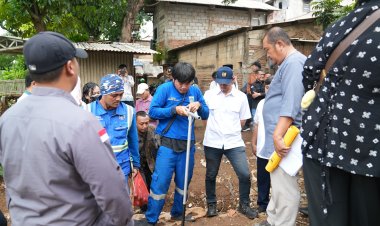 ‎Upaya Mitigasi Banjir di Ibu Kota, Kanwil BPN DKI Jakarta Hadiri Pemasangan Patok untuk Pengadaan Tanah Normalisasi Kali Ciliwung