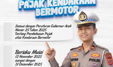 Kasat Lantas Polres Aceh Utara Ajak Warga Manfaatkan Pemutihan Pajak Kendaraan Hingga Akhir 2025