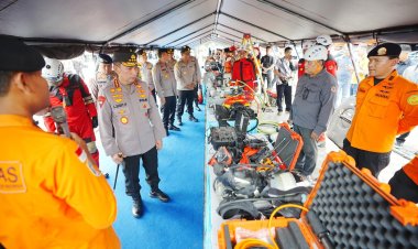 Kapolri Cek Langsung Personel-Sarpras Polda DIY, Pastikan Siap Hadapi Potensi Bencana 