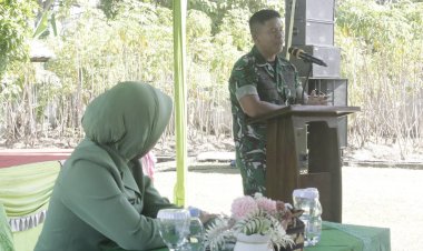 Dandim 0427/Way Kanan Laksanakan Kunjungan Kerja ke Koramil 427-03/Blambangan Umpu
