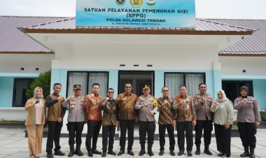 Tinjau Dapur SPPG Polda Sulteng, Menteri Hukum Puji Standar Kualitas Layak Jadi Contoh