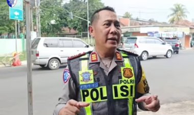 Satlantas Polres Subang Sosialisasi Pengalihan Arus Truk Sumbu Tiga di Subang Diintensifkan