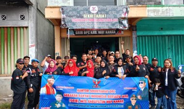 Rapat Tahunan GRIB Jaya di Adakan di Baradatu Kampung Tiuh Balak Camat Negeri Agung Ikut Hadir Sebagai penasehat 