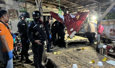 Brimob Batalyon D Pelopor Kawal Proses Penanganan Ledakan di Babelan, Bekasi