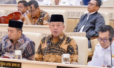 Targetkan Realisasi hingga 98%, Menteri Nusron Laporkan Progres Capaian Anggaran dalam RDP Bersama Komisi II DPR RI
