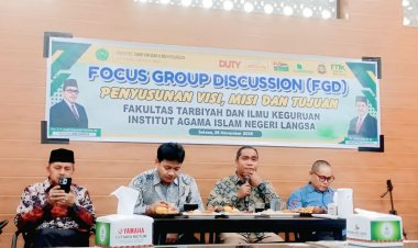 IAIN Langsa Mantapkan Arah Perubahan, Wakil Rektor I Buka FGD Visi-Misi FTIK