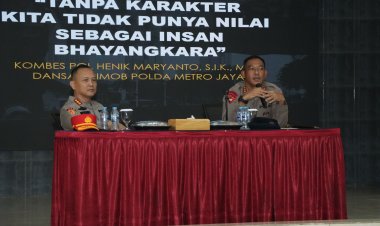 Dansat Brimob PMJ Beri Pembekalan Calon Bintara Polri di SPN Lido