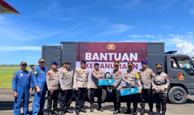 Bantuan Logistik Mabes Polri Tiba di Sumbar, Distribusi Difokuskan ke Daerah Paling Terdampak