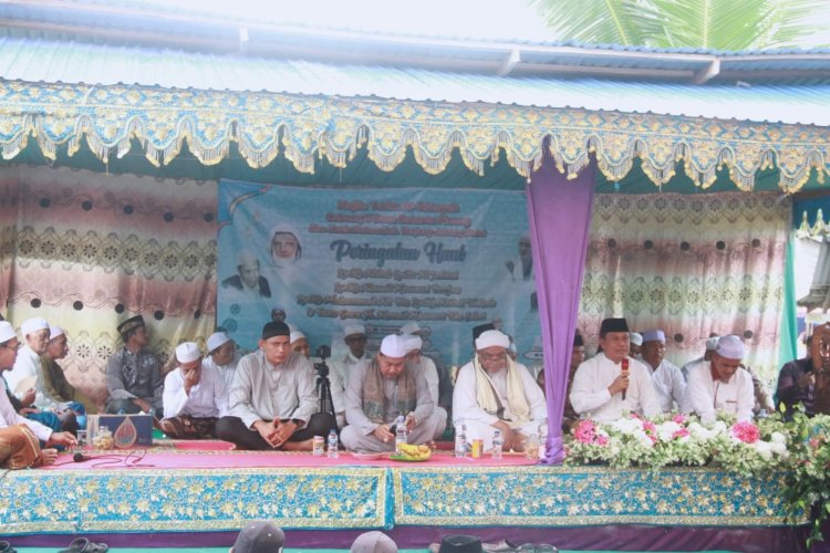 Wabup Katamso Hadiri Haul Akbar Sulthonul Aulia Syekh Abdul Qadir Al-Jailani di Desa Dataran Pinang