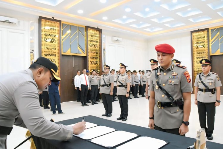 Kapolres Aceh Timur Pimpin Sertijab AKP Novrizaldi Jabat Kasat Reskrim