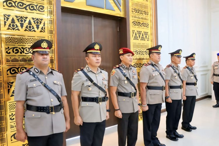 Kapolres Aceh Timur Pimpin Sertijab Kasat Intelkam, Kapolsek dan Pelantikan Kasat Reskrim