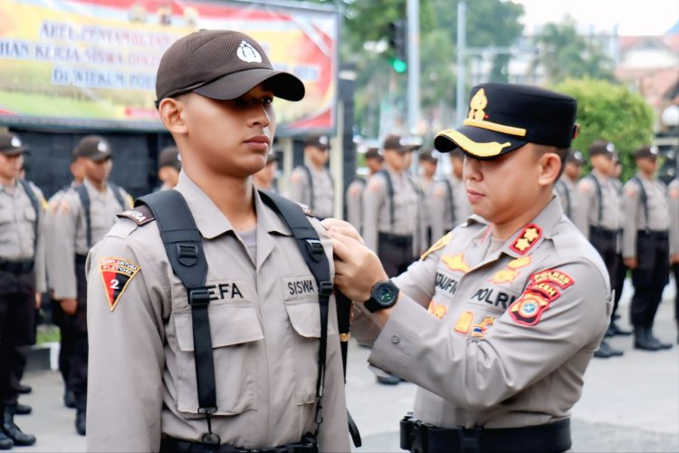 Kapolres Pimpin Apel Penyambutan dan Pembukaan Latja Siswa Diktuba Polri SPN Polda Aceh di Polres Aceh Tengah
