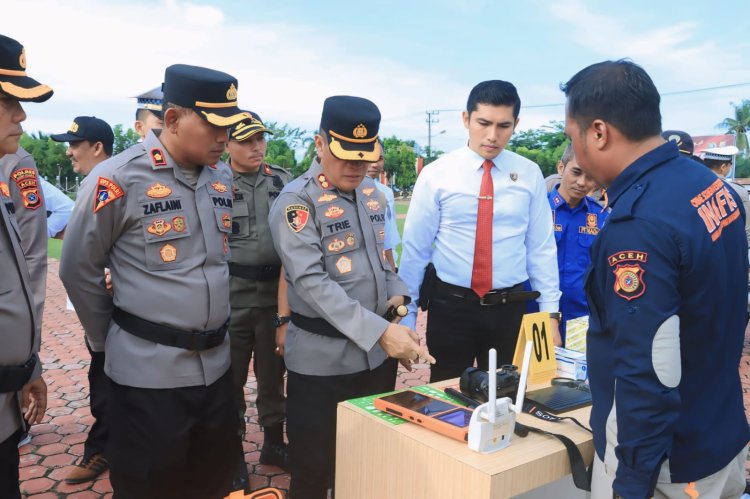 Kapolres Aceh Utara Ajak Semua Pihak Bersinergi Hadapi Potensi Bencana Hidrometeorologi
