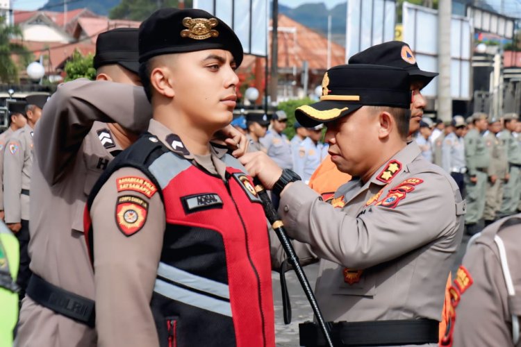 Polres Aceh Tengah Gelar Apel Kesiapsiagaan Tanggap Bencana Tahun 2025 Secara Serentak