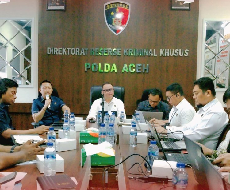 Rapat Kolaborasi Ditreskrimsus Polda Aceh, Kortas Tipidkor Bareskrim Polri, dan KPK RI Tahun 2025