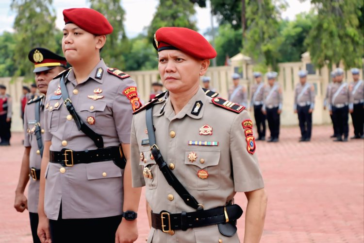 Kapolres Aceh Tamiang Pimpin Sertijab AKP Rahmat Jabat Kasat Reskrim