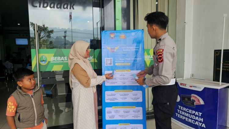 Samsat Sukabumi Tingkatkan Pelayanan Publik Melalui Program Polantas Menyapa