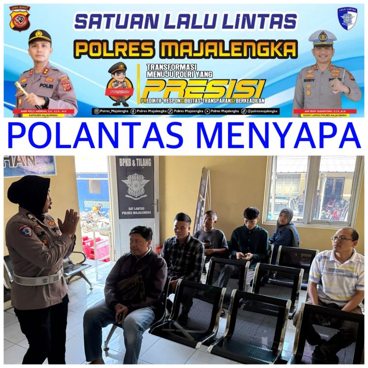 Satlantas Polres Majalengka Gencarkan Sosialisasi Pembuatan dan Perpanjangan SIM melalui "Polantas Menyapa Masyarakat"