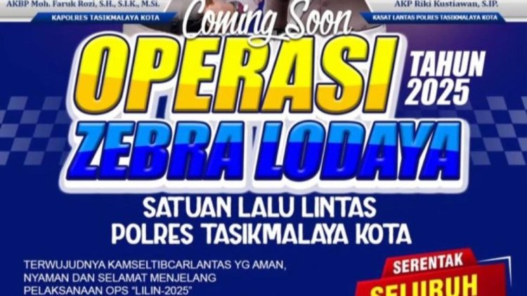 Polres Tasikmalaya Kota Siap Gelar Operasi Zebra Lodaya 2025 : Fokus Keselamatan dan Ketertiban Lalu Lintas   