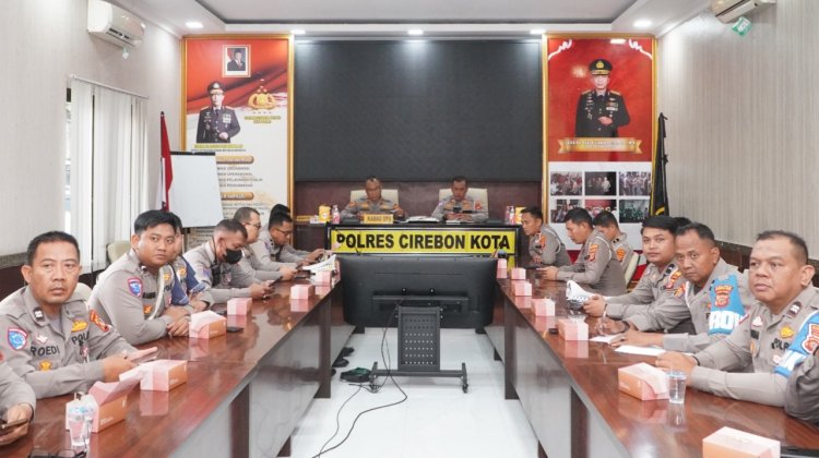 Polres Cirebon Kota Gelar Lat Pra Ops Zebra Lodaya 2025, Siapkan Personel dan Strategi untuk Kamseltibcarlantas   