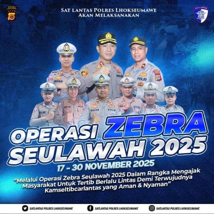 Polres Lhokseumawe Siap Gelar Operasi Zebra Seulawah 2025 untuk Tertibkan Lalu Lintas