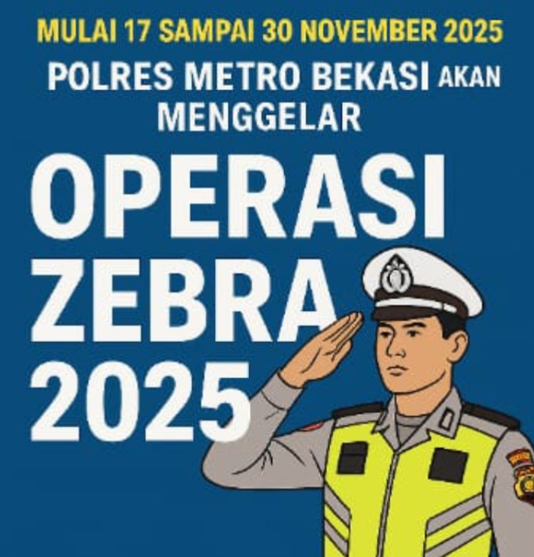 Polres Metro Bekasi Siap Gelar Operasi Zebra Jaya 2025: Fokus Edukasi dan Penegakan ETLE