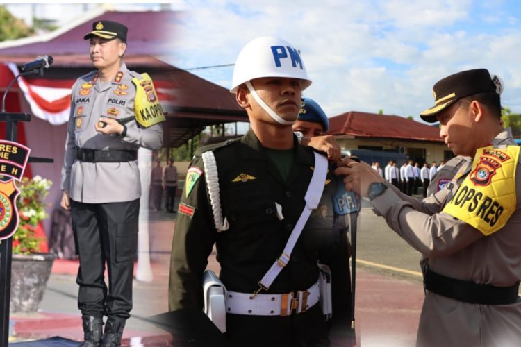 Kapolres Pidie Pimpin Apel Gelar Pasukan Operasi Zebra Seulawah 2025