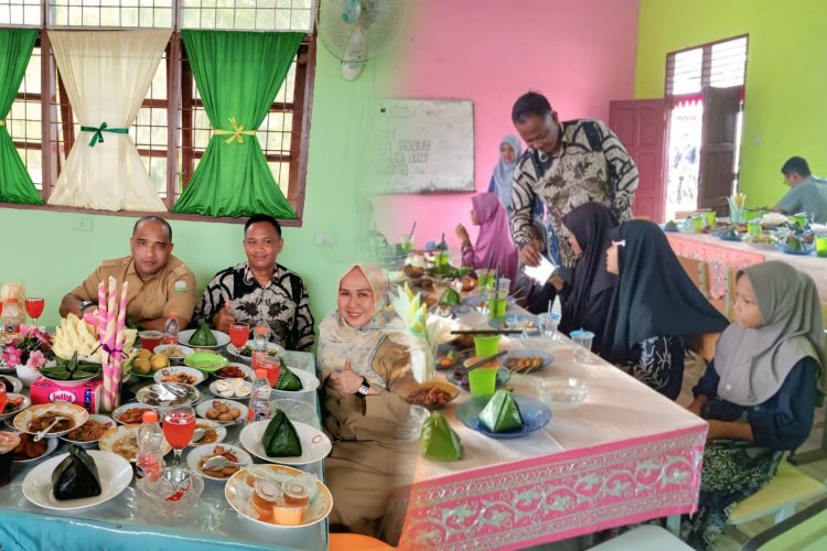 Maulid Nabi di SMKN 1 Peureulak Berlangsung Khidmat, Santuni 30 Anak Yatim