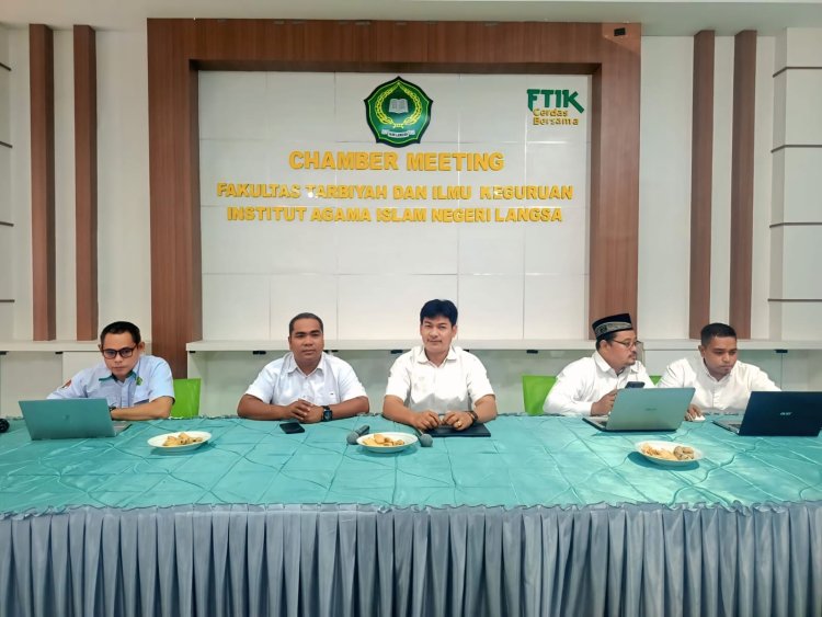 Warek I IAIN Langsa Apresiasi Kerja Tim Akreditasi Prodi BKPI