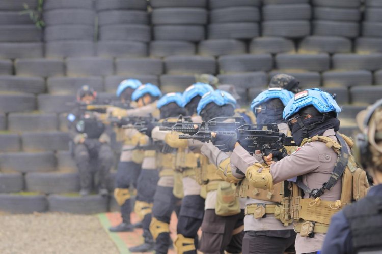 Polri Terkait Perdamaian Gaza Brimob Siapkan 350 Personel.