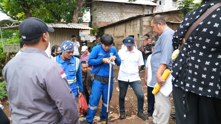 ‎Upaya Mitigasi Banjir di Ibu Kota, Kanwil BPN DKI Jakarta Hadiri Pemasangan Patok untuk Pengadaan Tanah Normalisasi Kali Ciliwung