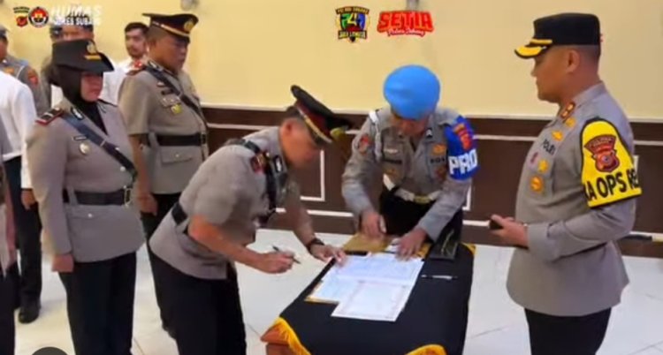 Polres Subang Gelar Sertijab Pejabat Utama dan Kapolsek, Momentum Peningkatan Pelayanan