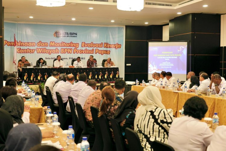 ‎Pembinaan di Kanwil BPN Provinsi Papua, Menteri Nusron Perkuat Layanan Pertanahan: Semakin Sederhana, Semakin Baik