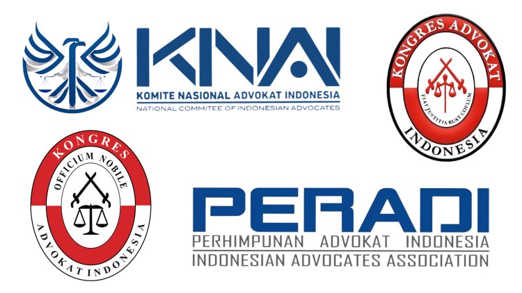 CALON ADVOKAT WAJIB TAHU , INILAH 3 ORGANISASI ADVOKAT TERFAVORIT DI INDONESIA 2025 ! KENALI CIRI KHASNYA !