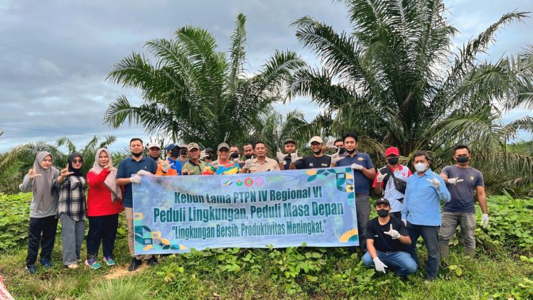 Gotong Royong Bersama, SP-BUN dan Manajemen Kebun Lama Peduli Kebersihan Lingkungan