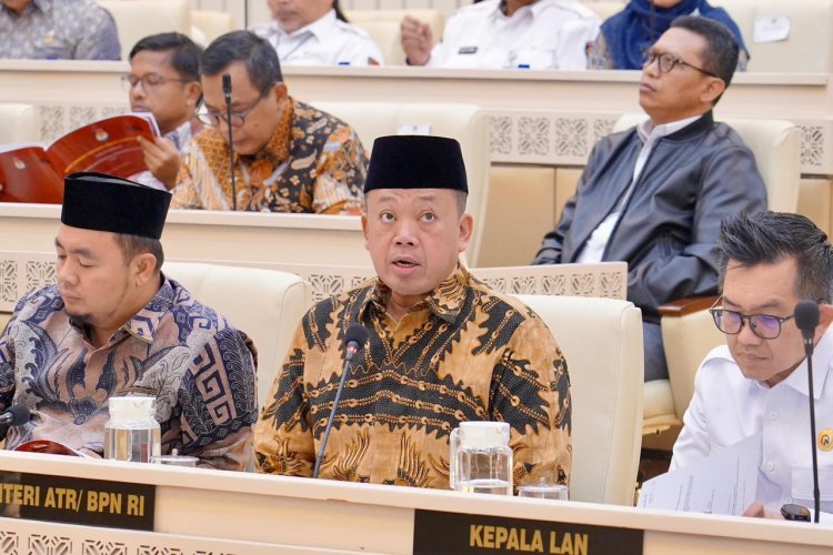 Targetkan Realisasi hingga 98%, Menteri Nusron Laporkan Progres Capaian Anggaran dalam RDP Bersama Komisi II DPR RI