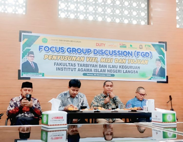 IAIN Langsa Mantapkan Arah Perubahan, Wakil Rektor I Buka FGD Visi-Misi FTIK