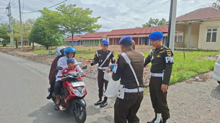 Kegiatan Jumat Berkah Subdenpom Persiapan Way kanan di seputaran Masubdenpom persiapan way kanan.