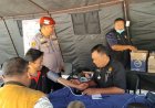 Polres Aceh Tengah Berikan Layanan Kesehatan Gratis bagi Pengungsi Korban Bencana Alam