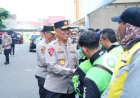 Polri Perkuat Kemitraan dengan Ojek Online: Polda Lampung Gelar Bakti Sosial dan kesehatan pada Apel Ojol Kamtibmas Nasional 2025