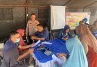 Polres Aceh Tengah Kembali Berikan Layanan Kesehatan Gratis di Posko Pengungsian Korban Bencana Alam