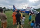 Kru Helikopter Polri Dampingi Warga di Tengah Bencana, Anak-Anak Aceh Tamiang Jadi Sumber Semangat