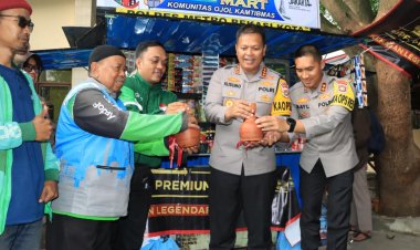 Sinergi Polri dan Ojol: Bakti Sosial Hingga Peresmian Ojol Mart di Bekasi