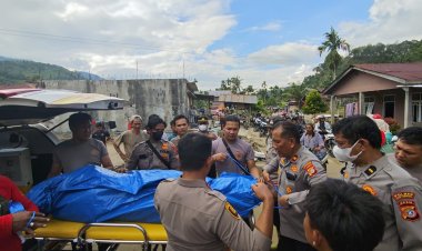 Polres Aceh Tenggara Berhasil Evakuasi Jenazah Korban Bencana di Sungai Alas