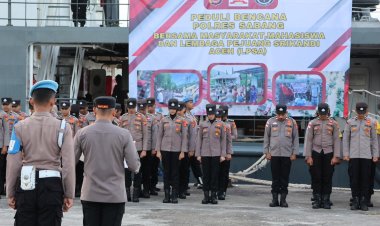 Polres Sabang Lepas Bantuan Kemanusiaan untuk Korban Banjir dan Longsor di Aceh