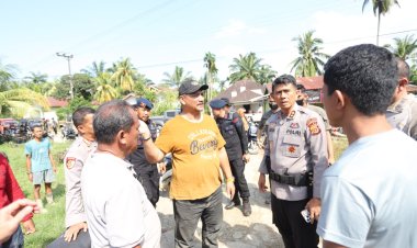 Kapolda Aceh Susuri Jalan Berlumpur Menuju Aceh Tamiang, Pastikan Penanganan Banjir Berjalan Cepat dan Terpadu
