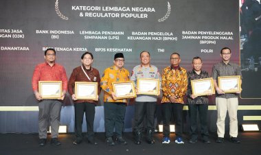 Kategori Lembaga Negara & Regulator Terpopuler: Polri Sabet Penghargaan Disway Award 2025