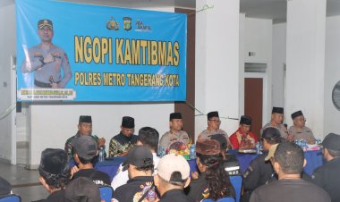 Polres Metro Tangerang Kota Gelar Ngopi Kamtibmas, Implementasi Program "Jaga Jakarta +" di Rusun Cipta Griya